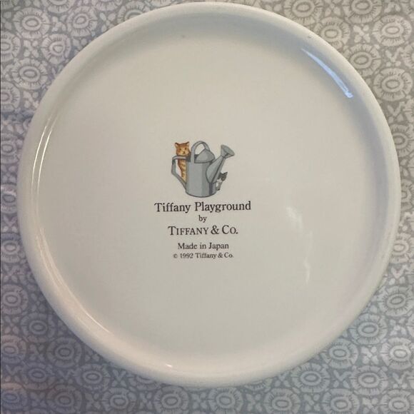 Tiffany Playground by Tiffany & Co. Animal Ceramic Child's Bowl Vintage 1992 - Picture 3 of 7